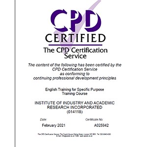 ETSP Certified
